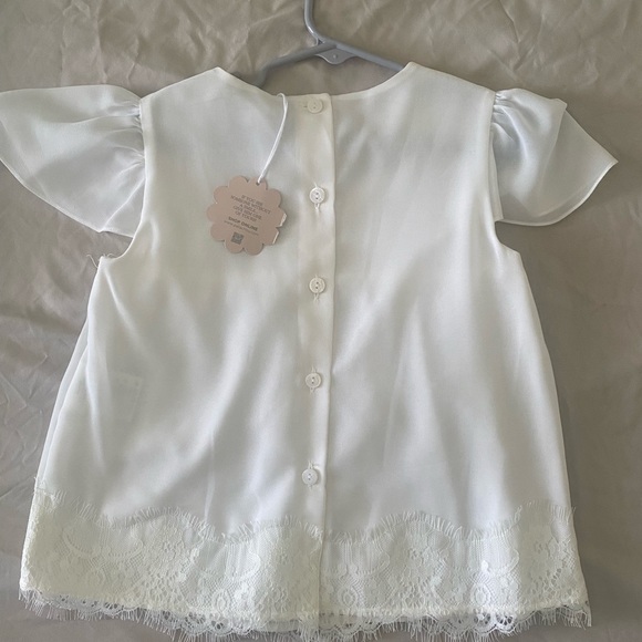 Patachou Girls White Lace Blouse - Picture 3 of 7